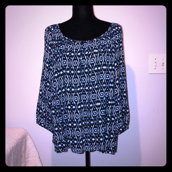 Cynthia Rowley Tops - Cynthia Rowley peasant top 2xl